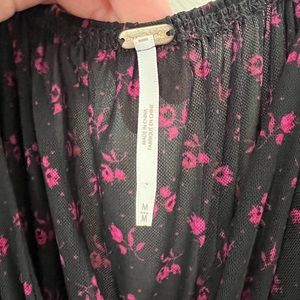 Free people long sleeve crop shirt